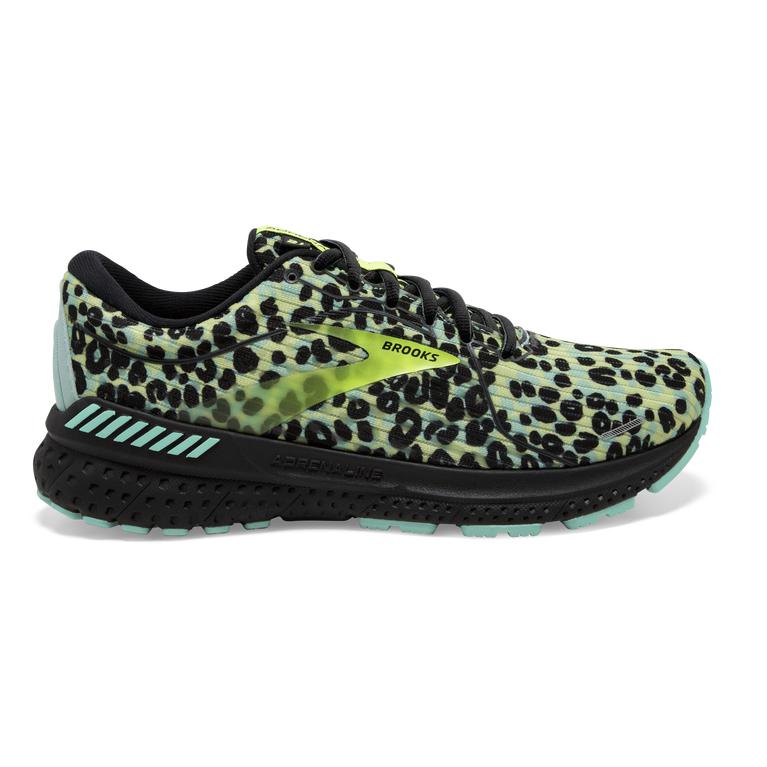 Brooks Adrenaline GTS 21 Womens Road Running Shoes - Ocean/Black/Nightlife/Camo - Indonesia (QXIC-63